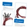 10Pcs Desktop Power Cable 28AWG ABS on Reset Line Button view 2