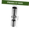 HOOTNEE Zinc Alloy Corner Curtain Rod Connector Hinged Elbow for Shower Room Bay Windows Sturdy Design with Elegant Finish Compatible with Round Tubes view 2