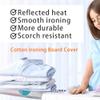 GJHYNT Standard Ironing Board Cover 36x12in 13x39in 13x43in 48x15in, Cotton Replacement Ironing Board Cover and Pad, Padded Iron Covers for Steam Irons Drawstring Tightening(Pink,13x39in/100x34cm) view 3