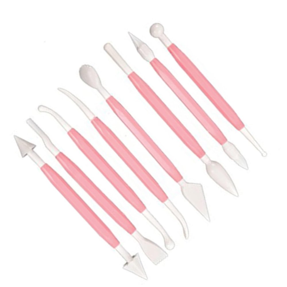 Mikinona Sugarcraft Modelling Tools 16 Shapes Double-ended Kit Ideal for Cake Making and Decorating