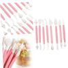 Mikinona Sugarcraft Modelling Tools 16 Shapes Double-ended Kit Ideal for Cake Making and Decorating view 3