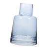 CORHAD Elegant Blue Hydroponics Glass Vase Small Semi Flower Arranging Decor for Home and Office Chic Centerpiece for Stylish Floral Display view 1