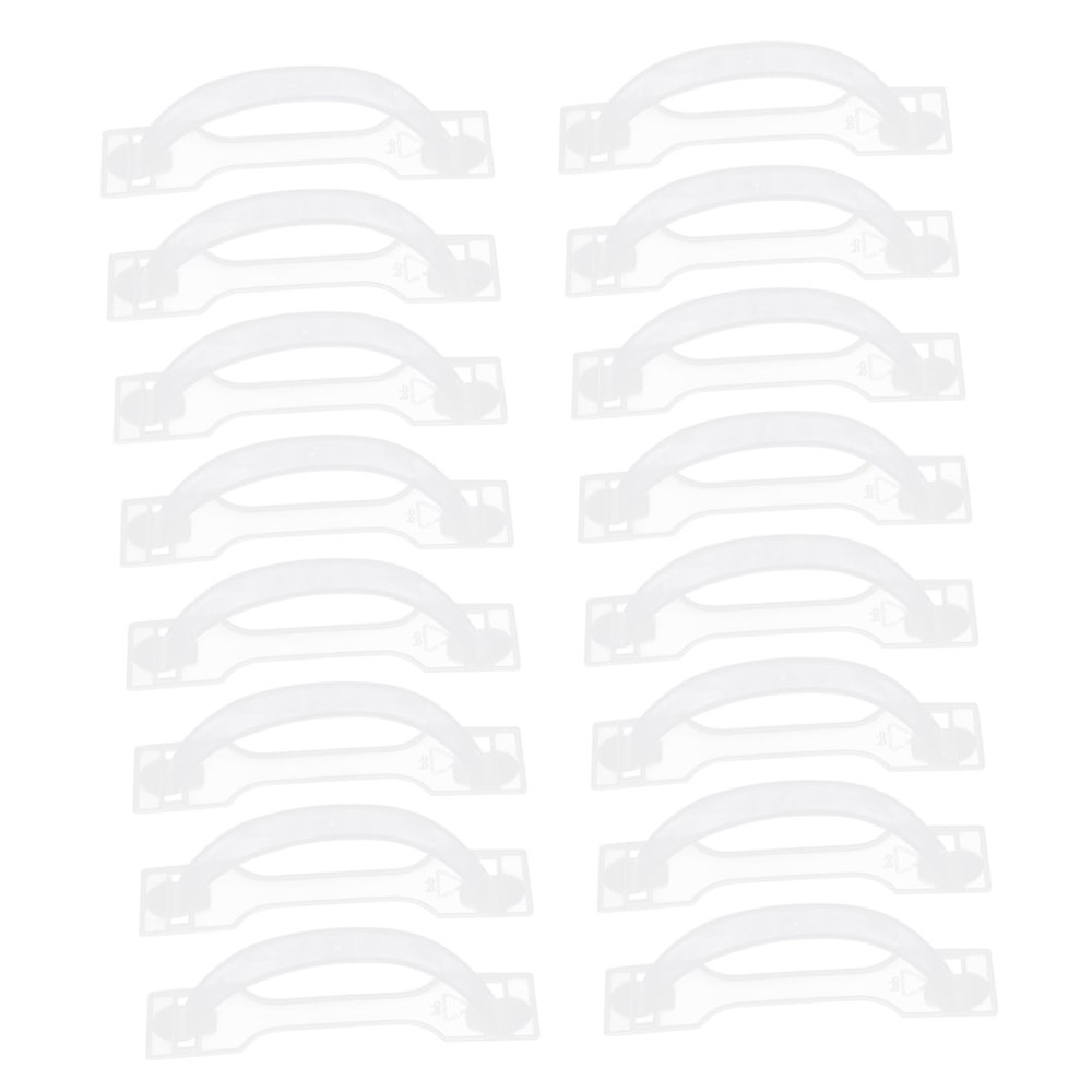 FUNOMOCYA Plastic Cake Box Handles for Portable Carrying 100 Sets White