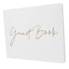 Parliky Elegant Wedding Guest Book Unique Design Portable Sign Book for Weddings Parties and Special Events Pages for Messages and Photos for Guests view 1