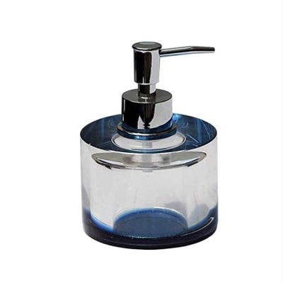 NTIYOU Countertop Soap Dispensers Soap Dispenser Bathroom Accessories Hotel Decor,High-Grade Crystal Glass Home Manual Lotion Liquid Dispenser Home & Kitchen