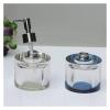 NTIYOU Countertop Soap Dispensers Soap Dispenser Bathroom Accessories Hotel Decor,High-Grade Crystal Glass Home Manual Lotion Liquid Dispenser Home & Kitchen view 4
