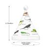 JBYJBX Different Types Of Lizard Print Led Christmas Hat For Adults Xmas Holiday Hat With Lights Christmas Accessories view 4