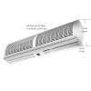 JTPMYFT Remote Control Air Curtain, Commercial Air Curtain, 2-Speed Adjustable, Low Consumption, Silent, Dustproof, 90cm/100cm/120cm Air Curtain(180cm(71inch)) view 2