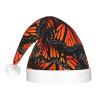 JBYJBX Monarch Butterflies Print Led Christmas Hat For Adults Xmas Holiday Hat With Lights Christmas Accessories view 3
