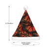 JBYJBX Monarch Butterflies Print Led Christmas Hat For Adults Xmas Holiday Hat With Lights Christmas Accessories view 4