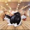 ANSAIR Korvre Cat Butt Tissue Holder Resin Tissue Dispenser Cat Square Tissue Box Cover Orange Tabby Cute Bathroom Accessories view 2
