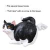 ANSAIR Korvre Cat Butt Tissue Holder Resin Tissue Dispenser Cat Square Tissue Box Cover Orange Tabby Cute Bathroom Accessories view 3