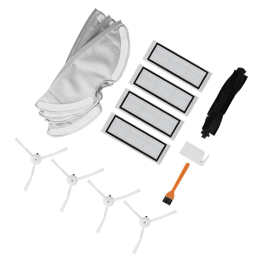 Sweeping Robot Accessories,Sweeper Brush Filter Mop Replacement Kit Compatible for 360 S7 S5 Sweeper Roll Brush Side Brush Filter Mop Kit