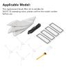 Sweeping Robot Accessories,Sweeper Brush Filter Mop Replacement Kit Compatible for 360 S7 S5 Sweeper Roll Brush Side Brush Filter Mop Kit view 4