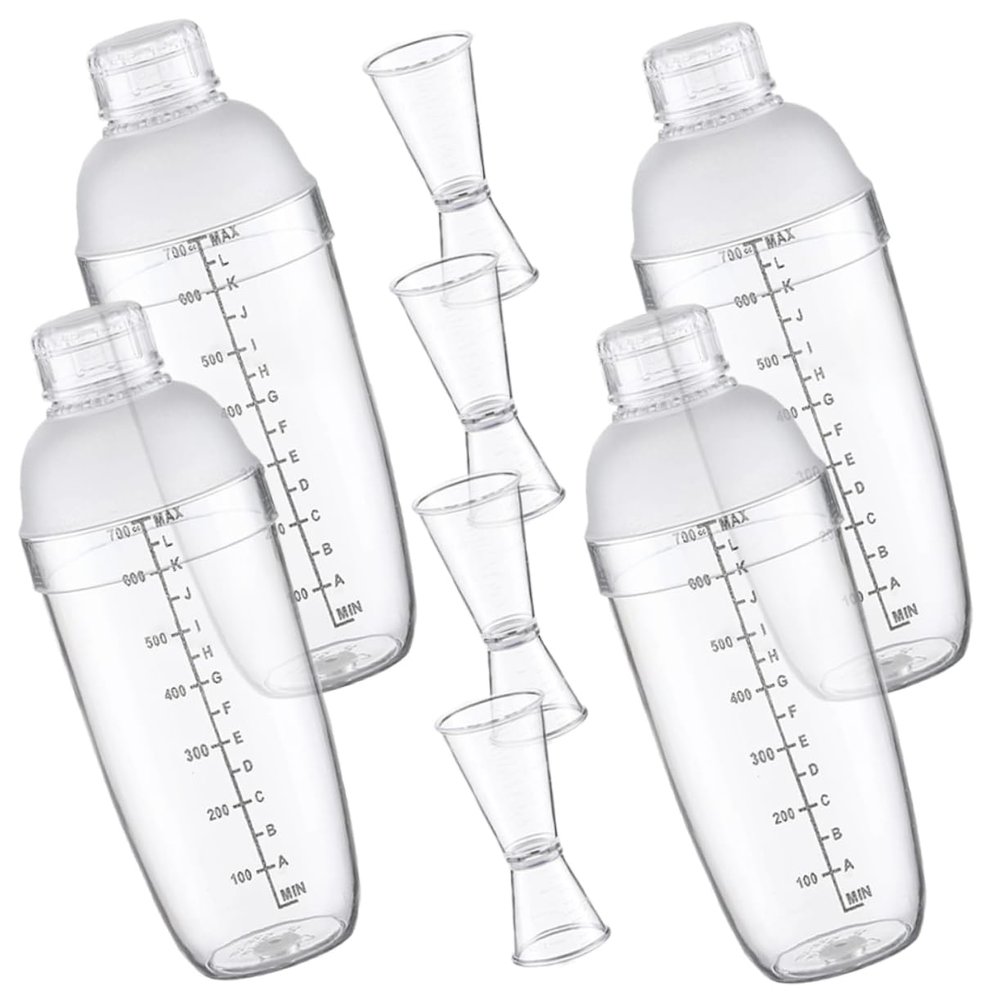 LABRIMP 1set Cocktail Shaker Measuring Scale Professional Bartender Kit for Mixing Drinks Bars and Parties and Practical Design