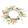 FUNOMOCYA Easter Egg Wreath Front Door Hanging Realistic Craftsmanship Easy Care view 1