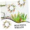 FUNOMOCYA Easter Egg Wreath Front Door Hanging Realistic Craftsmanship Easy Care view 3
