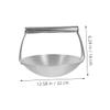 BRIGHTFUFU Stainless Steel Wok Pan with Hanging Bar Versatile Induction Cooking Pot for Stir-frying Boiling and Steaming Dishwasher and Oven Safe for Home and Camping Use view 2