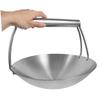 BRIGHTFUFU Stainless Steel Wok Pan with Hanging Bar Versatile Induction Cooking Pot for Stir-frying Boiling and Steaming Dishwasher and Oven Safe for Home and Camping Use view 3