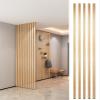 Privacy Screens Columnar Home Privacy Screens Partition Post, Solid Wood Hotel Office Room Divider Column/Versatile Space Separator, Easy Install Room Separation Rod(230cm/7.6ft) view 1