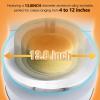 Kindevieft Electric Cake Decorating Machine Cream Coating Spreading Smooth Machine Adjustable Cake Spreading Machine Automatic Cream Butter Coating Machine, for 4-12" Cakes,Blue view 3