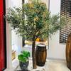 Artificial Plant Artificial Olive Tree Tall Faux Olive Tree with Realistic Leaves and Fruits - Indoor Outdoor Gorgeous Simulation Landscape Tree(2mx1.8m) view 3