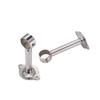 Lengthen Stainless Flange Tube Holder for Wardrobe Curtain Cloth Rod Seat Round Tube Seats Bracket Household Furniture Hardware(6) view 2