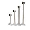 Lengthen Stainless Flange Tube Holder for Wardrobe Curtain Cloth Rod Seat Round Tube Seats Bracket Household Furniture Hardware(6) view 3
