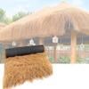XILYZMO Thatch Roofing Decorations, Artificial Thatch Roofing, Patio Beach DIY Straw Roll, Yellow Grass Hay Hut Centerpiece Decorations, Decor Thatch Grass for Party(1x2.4m) view 1