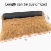 XILYZMO Thatch Roofing Decorations, Artificial Thatch Roofing, Patio Beach DIY Straw Roll, Yellow Grass Hay Hut Centerpiece Decorations, Decor Thatch Grass for Party(1x2.4m) view 3