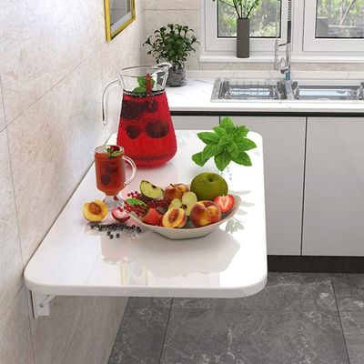 Wall Mounted Floating Folding Table,Wall-Mounted Table,Wall-Mounted Folding Table for Office Home Kiten,Picturecolor-60 * 40cm