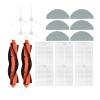 Compatible With XM Robot Vacuum E10 E12 B112 Sweeper Cleaner Spare Parts Roller Side Brush Hepa Filter Mop Cloth Rags Accessories(2 pcs) view 2