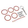 Pot Gasket, Silicone Gasket Gasket Seal Set Coffee Machine Gasket Coffee Machine Accessories for Stovetop Coffee Makers view 1