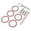 Pot Gasket, Silicone Gasket Gasket Seal Set Coffee Machine Gasket Coffee Machine Accessories for Stovetop Coffee Makers view 2