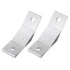 KGDJBGSE Closet Rod BracketCloset Pole Socket, Closet Wardrobe Rod Flange,25mm/1inch Dia, Socket Bracket Support Holder for Pipe 4Pcs. view 1