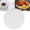 100PCS Non Stick Oil Absorbing Paper, Round Baking Paper Silicone Oil Paper, Barbecue Paper Round Fryer Liner, for Barbecue, Baking Snacks, Cooking and Oven (18cm) view 2
