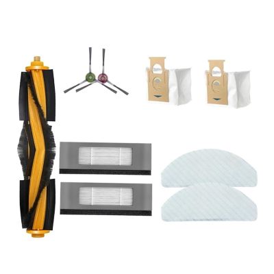 Compatible For Ecovacs DEEBOT T9 Dust Bag T9 AIVI OZMO T8 AIVI T8 Max T8 Series N8 Pro Plus N8 Pro Accessories Robot Vacuum Spare Parts(9pcs)