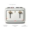 Beautiful 4-Slices Toaster with Touch-Activated Display, Soft Matte Finish, Extra-Wide Self-Adjusting Slots, 7 Browning Settings, 1800-Watt Power, Removable Crumb Tray, Cord Wrap (White Icing) view 3