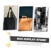 Cabilock Adjustable Handbag Display Stand Bag Rack Purse Hangers Belt Tie Hangers for Retail Closet Storage view 3