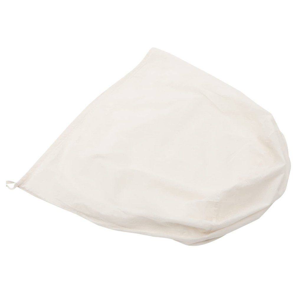 GRIRIW Large Drawstring Cotton Brew Bag Versatile Wine Filter Bag for Nut Milk Soybean Milk and Kitchen Use Efficient Mesh Strainer for Juices and Soups Reusable and