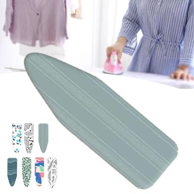 BERWDUXA Extra Large Ironing Board Cover 48x15 43x13 39x13 36x12 Iron Board Cover Replacement with Elastic Cord, Heat Resistance Padding(Stripe,39x13in/100x34cm)