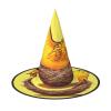 YzgWjBhd Bird's Nest Golden Chicken Print Halloween Witch Hat 3 PCS, Funny Foldable Adult Wizard Hat Decor for Halloween view 1