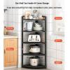 UNYQBFKM Kitchen Corner Shelf Rack, Free Standing Pot Rack Kitchen Shelf Organiser Multifunctional Spice Racks for Home and Kitchen Storage,40 * 40 * 138cm view 3