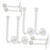 GRIRIW 8pcs No Punching Hook Jewelry Wall Hanger Decorative Wall Hook for Home Compact Hairband Hanger Organizer view 1
