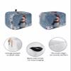 Christmas 2 Slice Toaster Cover, Winter Snow Cute Penguin Xmas Ombre Blue Small Appliance Cover Toaster Dustproof Fingerprint Protectors Machine Washable, Small Size Bread Machine Cover view 2