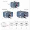 Christmas 2 Slice Toaster Cover, Winter Snow Cute Penguin Xmas Ombre Blue Small Appliance Cover Toaster Dustproof Fingerprint Protectors Machine Washable, Small Size Bread Machine Cover view 3