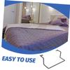 Cabilock 4pcs Mattress Retainer Bar Anti-Slip Gripper for Bed Frame Sturdy Mattress Stabilizers to Prevent Sliding Easy Assembly for Twin Full Beds view 3