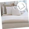 Cabilock 4pcs Mattress Retainer Bar Anti-Slip Gripper for Bed Frame Sturdy Mattress Stabilizers to Prevent Sliding Easy Assembly for Twin Full Beds view 4