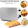 2 Slice Toaster with Extra-Wide Slots, Bagel Setting, Toast Boost, Removable Slide-Out Crumb Tray, Auto-Shutoff & Cancel Button, Defrost Function, Stainless Steel, for Toast Bread, Bagel & Waffle view 4