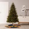Aircraft Plane at Sunset Print Christmas Tree Skirt Xmas Tree Skirts Holiday Decor Xmas Tree Accessories Versatile view 4